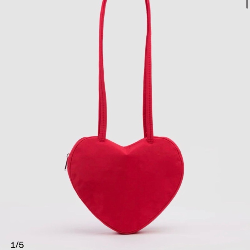 Heart-Shaped Red Women's Bag